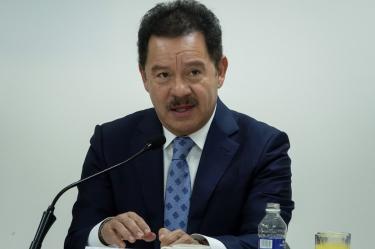 El coordinador de Morena en el Senado, Ignacio Mier Velazco