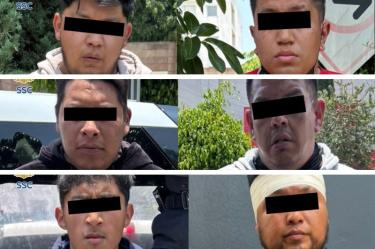 Los seis hombres de 21, 23, 25, 31, 32 y 39 años fueron reconocidos por los afectados