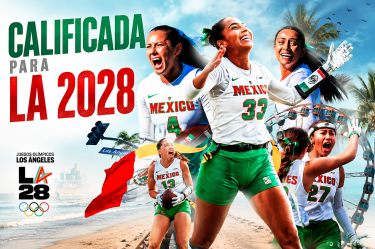La selección mexicana femenil de flag football logra el boleto olímpico a Los Ángeles.