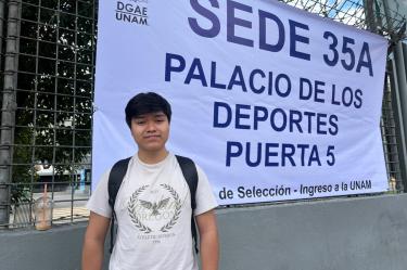Aspirasnte fueron al Palacio de los Deportes para medir sus tiempos de traslado.
