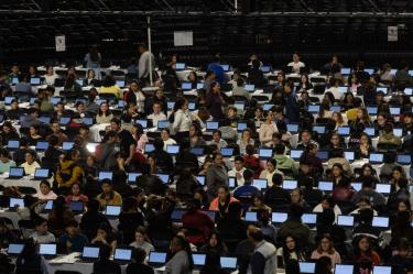 La cifra representa una asistencia de 71.2 por ciento, por lo que cerca de tres de cada 10 convocados no se presentaron al examen.