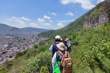Especialistas estudian laderas del cerro del Chiquihuite para prevenir deslaves