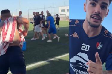 Equipo de futbol de Granada es sorprendido por el temblor de este martes