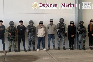 Nueve presuntos integrantes del CJNG fueron detenidos durante una operación de precisión en Michoacán.