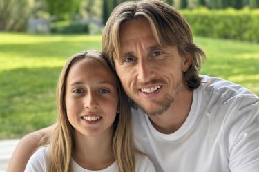 Ema Modric es la hija mayor de Luka Modric, una leyenda del Real Madrid con 28 títulos en su trayectoria y seis Champions.