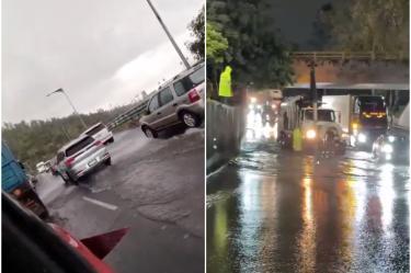 Fuerte lluvia colapsa vialidades en Tlalpan y la GAM