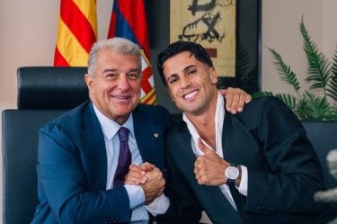 Cancelo es culé por tercera ocasión.