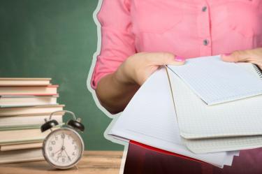 ¿Cómo hacer cuadernos nuevos reciclando los del año pasado?