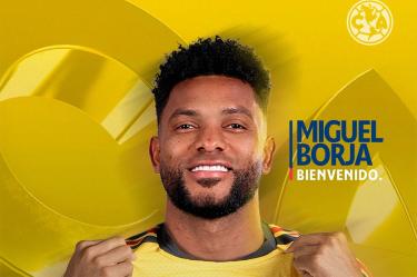 Miguel Borja ya es del América: “¡Águilas, llegué!”