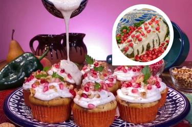 Receta de cupcakes de nogada