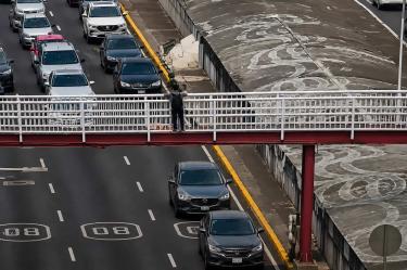 Se iba a lanzar de puente