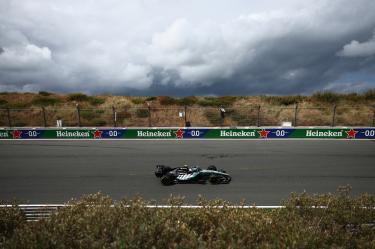 Andrea Kimi Antonelli lideró la primera práctica en Zandvoort.
