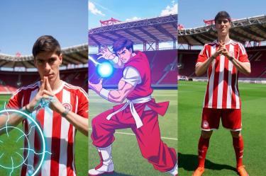 El Olympiacos le dedicó una video animado a la "Hormiga"