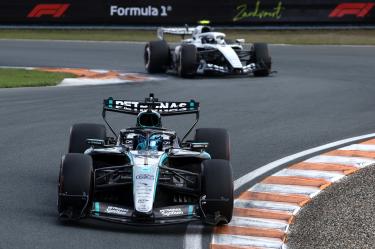 George Russell ganó la pole position para el Gran Premio de los Países Bajos.