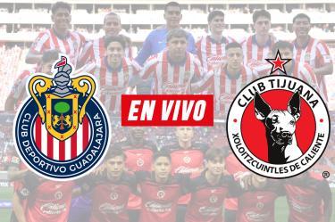 Chivas y Xolos se enfrentan en la cancha del Estadio Akron durante la Jornada 5 del Apertura 2026 de Liga MX.