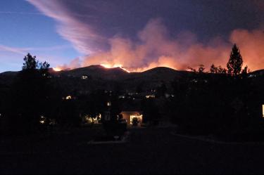 Incendio reno nevada
