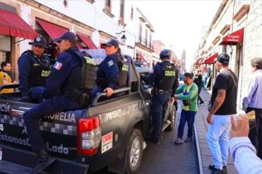 Comerciante menor de edad retirada en Morelia