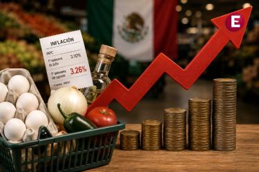 Inflación en México sube a 3.26% en la primera quincena de agosto de 2026, con alzas en huevo y cebolla.