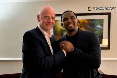 Samuel Eto'o pidió apoyo para que Gianni Infantino se mantenga al frente de la FIFA
