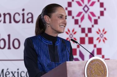 La presidenta Claudia Sheinbaum