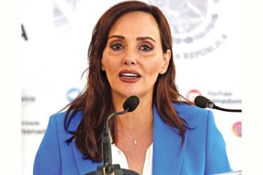Lilly Téllez, senadora panista.