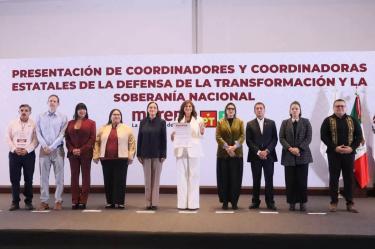 Ariadna Montiel destaca unidad de Morena con Nora Ruvalcaba en Aguascalientes