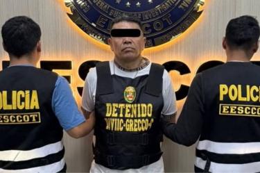 Ibelmery Adon Colina Maldonado, alias R15, de 48 años, fue detenido en una calle del distrito de San Martín de Porres, en el norte de Lima.