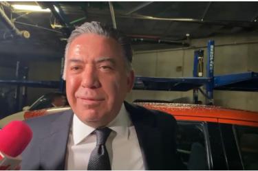 Enrique Inzunza reaparece en el Senado de la República y niega vínculos con el crimen organizado.