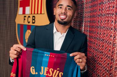 Gabriel Jesus admitió que no le molesta ser el plan B del Barcelona ante la negativa del Atlético de Madrid de ceder a Julián Álvaez