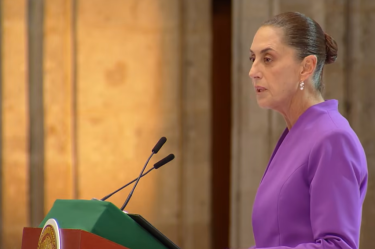 La presidenta Claudia Sheinbaum
