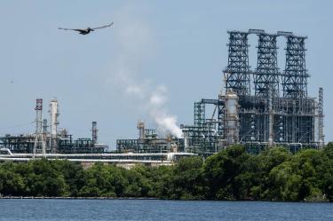 La Refinería Olmeca, ubicada en Dos Bocas, Tabasco.