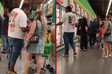La situación provocó críticas debido a que otros consumidores podrían llevarse a casa alguno de esos productos sin saber que previamente fueron abiertos y manipulados.