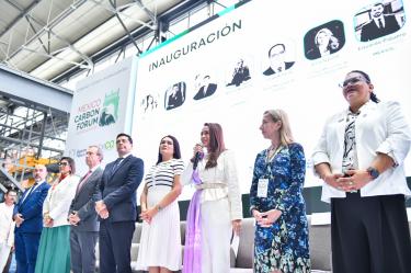 Tere Jiménez encabezó el arranque del Mexico Carbon Forum 2026 en el Complejo Tres Centurias.