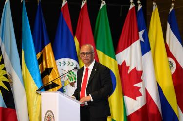 Albert Ramdin, secretario general de la Organización de los Estados Americanos (OEA)