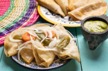 Receta de tacos de canasta