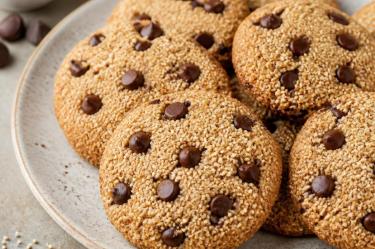 Receta de galletas de amaranto con chispas de chocolate: un snack crujiente y casero