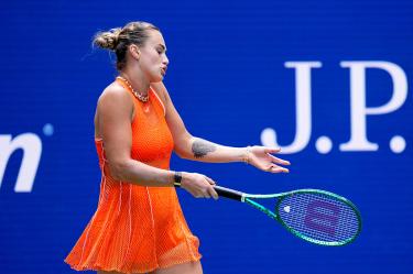 Aryna Sabalenka detuvo su partido de tercera ronda del US Open 2026, tras un olor fuerte a mariguana
