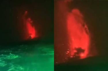 La ceniza del Anak Krakatau se elevó hasta 14 kilómetros sobre el nivel del mar.