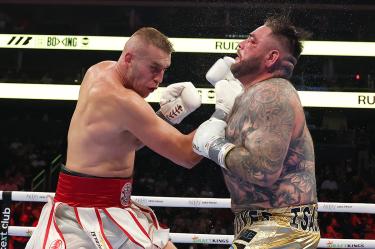Andy Ruiz no tuvo el regreso esperado y sucumbió ante el polaco Damian Knyba