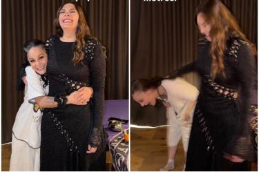 Yuridia compartió algunas imágenes con Lolita Cortés