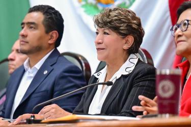 Defina Gómez, gobernadora del Estado de México