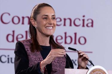 La presidenta Claudia Sheinbaum
