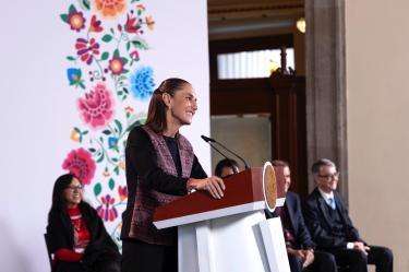 La titular del Ejecutivo destacó que en el paquete económico no se contempla el aumento de impuestos.