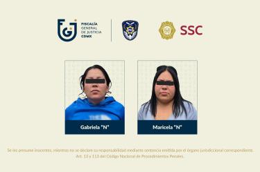 Gabriela N., alias “La Gaby de Barbas”, y Maricela N