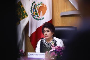 Patricia Avendaño, presidenta del IECM, expresó que a las personas servidoras públicas les corresponde "actuar con imparcialidad y neutralidad”.