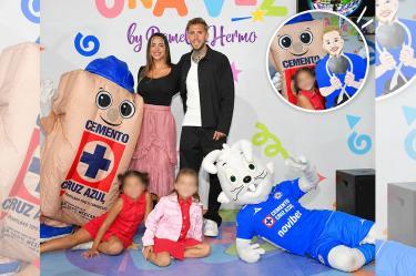 Piovi y su esposa Carolina celebran el cumpleaños de sus dos hijas