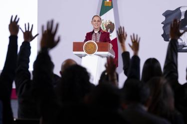 La Jefa del Ejecutivo mencionó que aún no se tiene la fecha exacta del viaje.