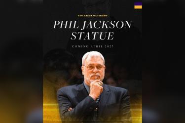 Phil Jackson tendrá una estatua afuera de la árena de los Lakers