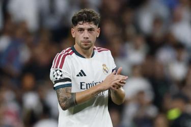 Federico Valverde aseguró que el Real Madrid no dominó en calidad de local ante el Inter de Milán