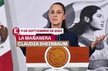 La presidenta Claudia Sheinbaum en una de sus conferencias matutinas.